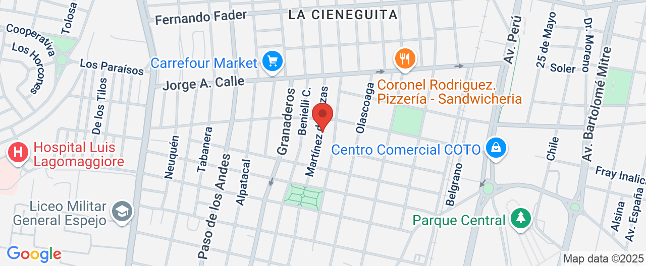 Mapa de la ubicación