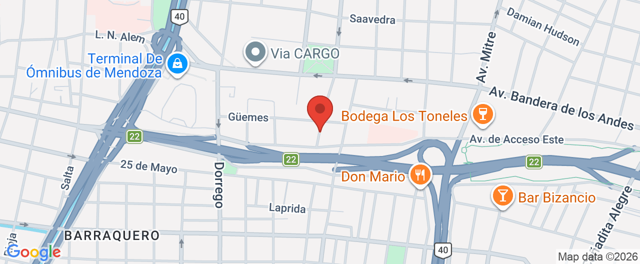 Mapa de la ubicación