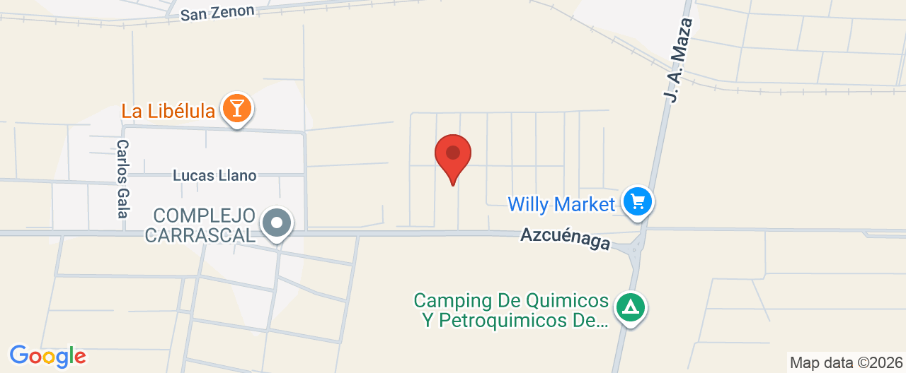 Mapa de la ubicación