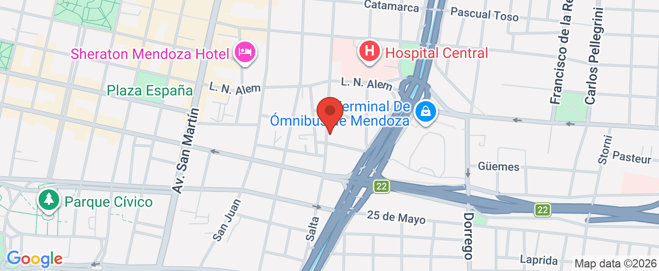 Mapa de la ubicación