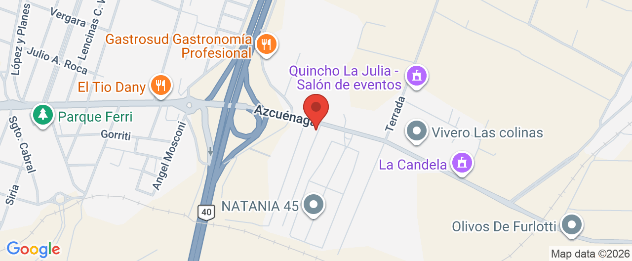 Mapa de la ubicación