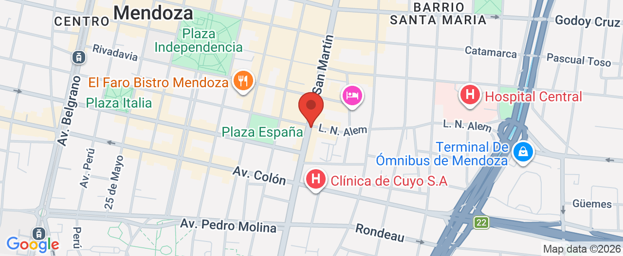 Mapa de la ubicación