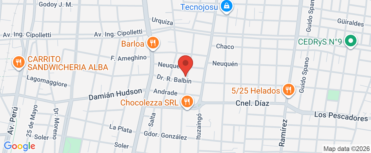 Mapa de la ubicación