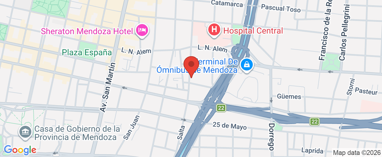 Mapa de la ubicación