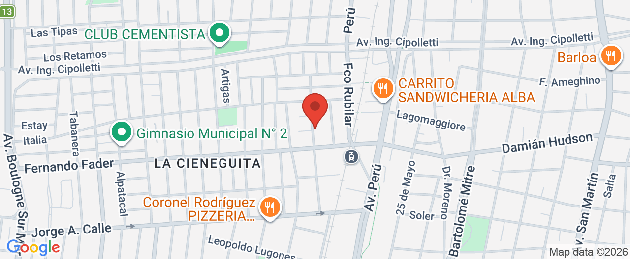 Mapa de la ubicación