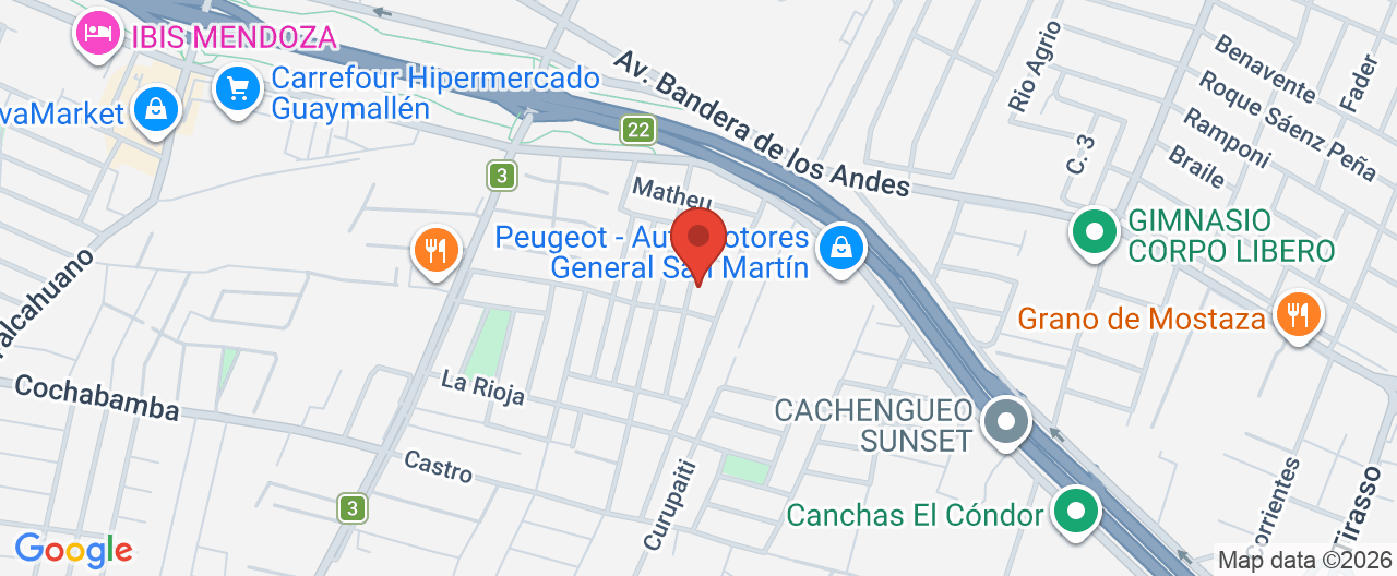 Mapa de la ubicación