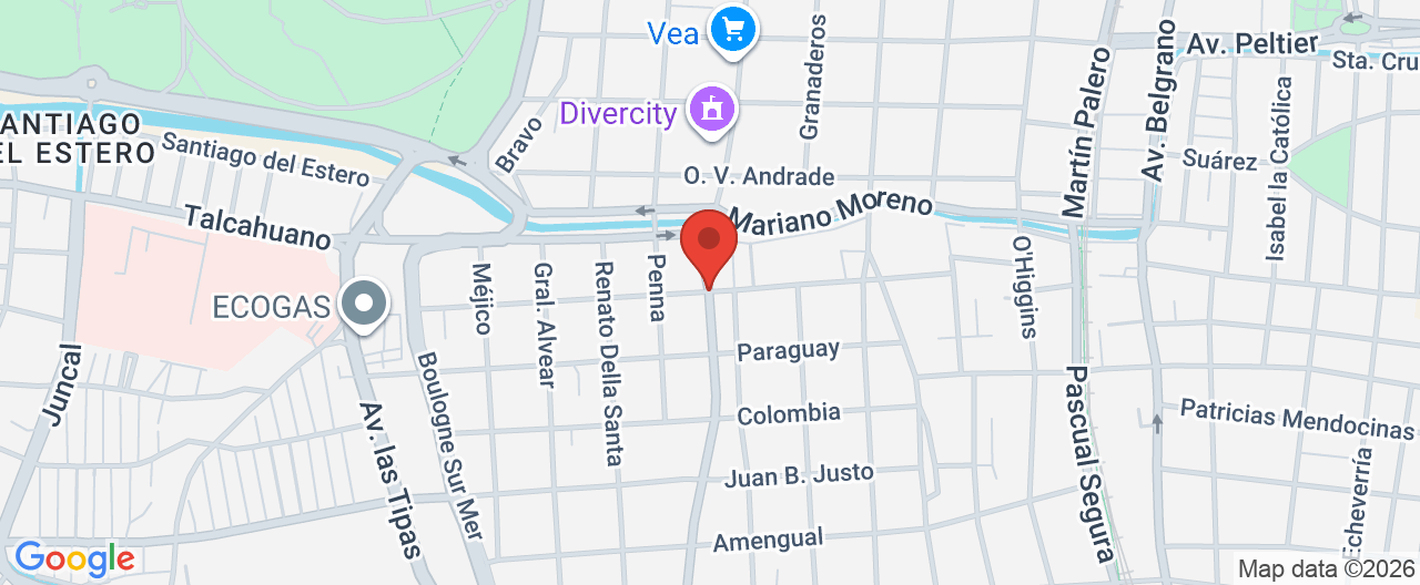 Mapa de la ubicación