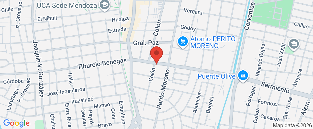 Mapa de la ubicación