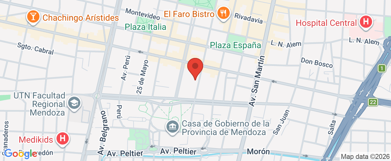 Mapa de la ubicación