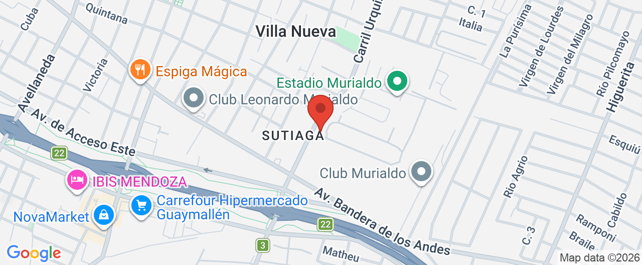 Mapa de la ubicación