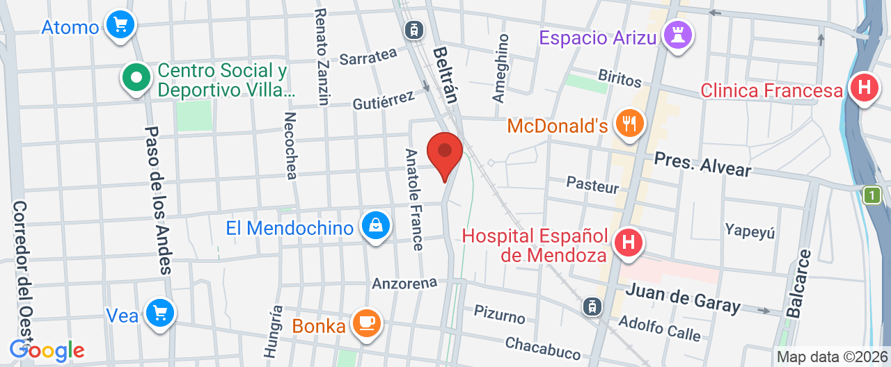 Mapa de la ubicación