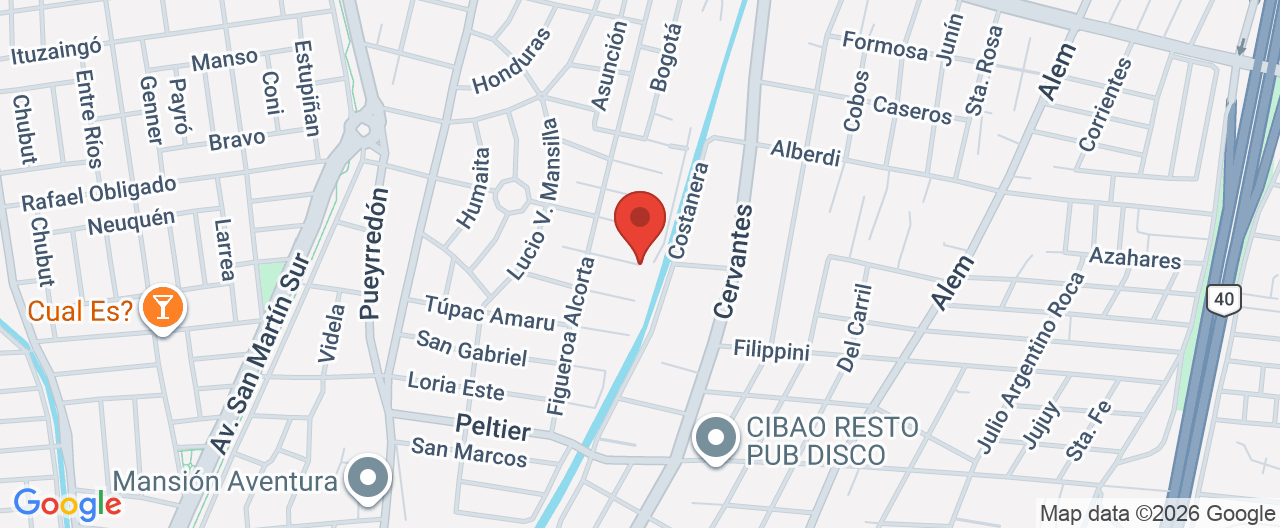 Mapa de la ubicación