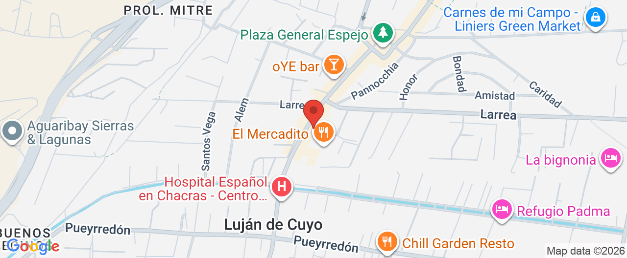 Mapa de la ubicación