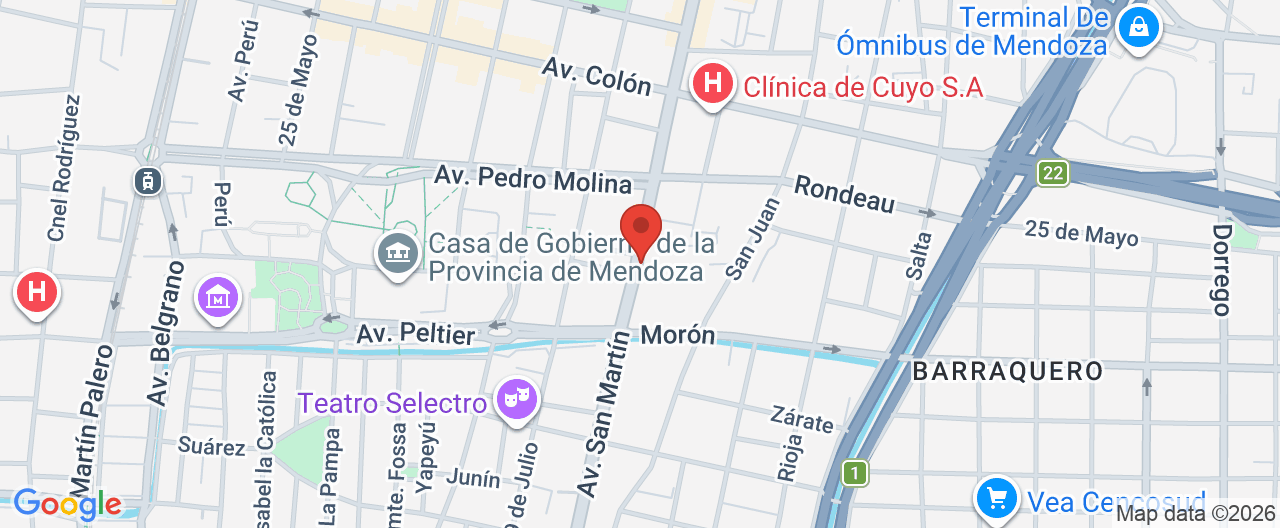 Mapa de la ubicación