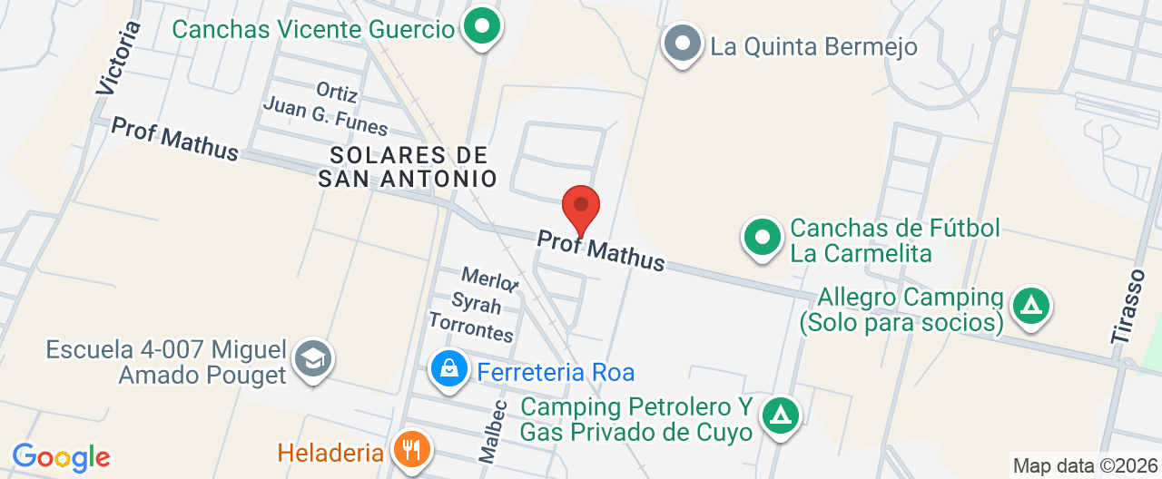 Mapa de la ubicación