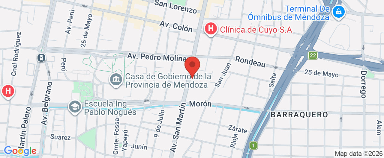 Mapa de la ubicación