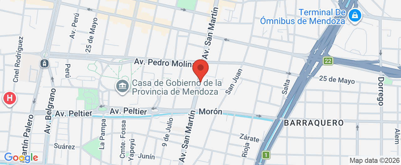 Mapa de la ubicación
