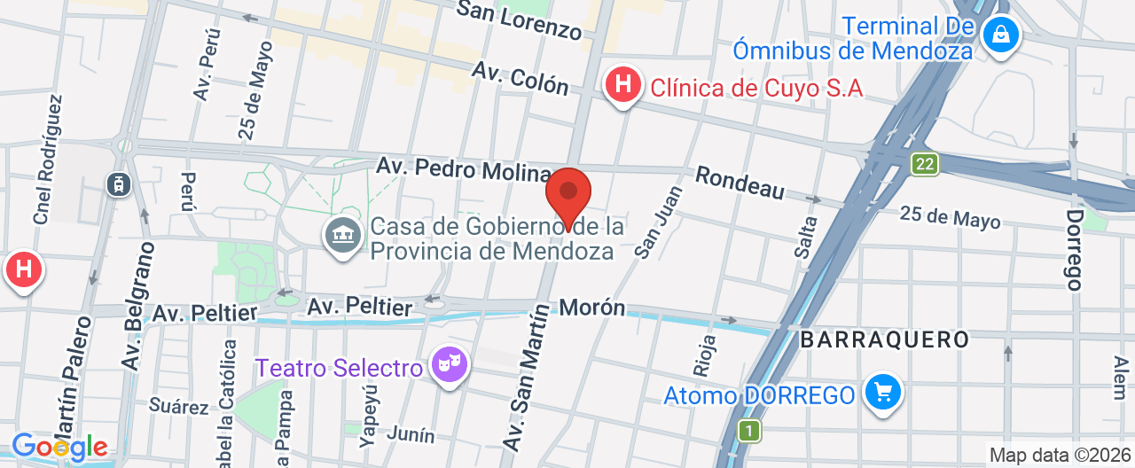 Mapa de la ubicación