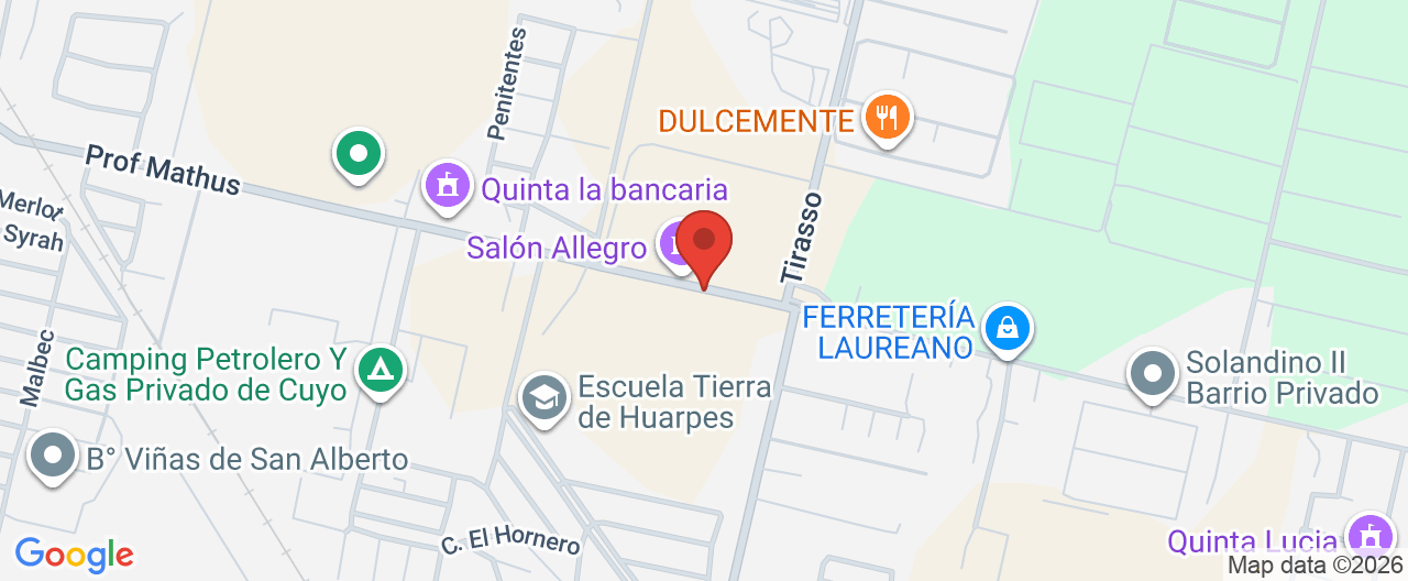Mapa de la ubicación
