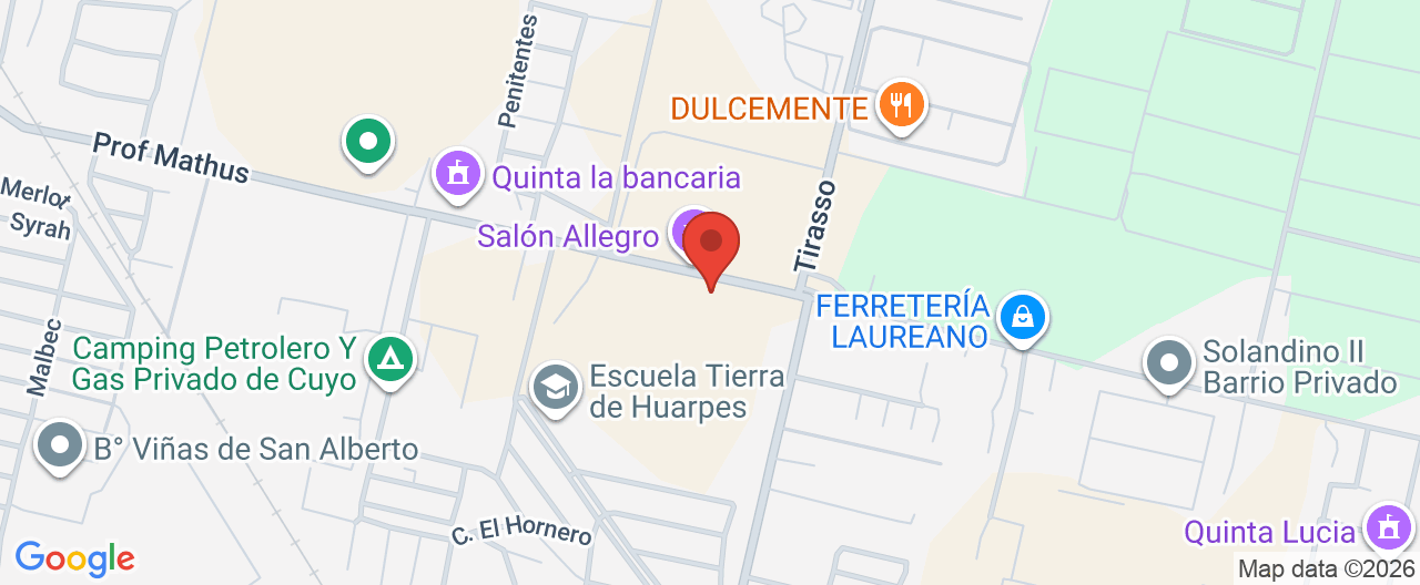 Mapa de la ubicación