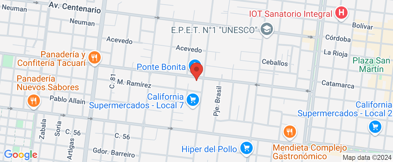 Mapa de la ubicación