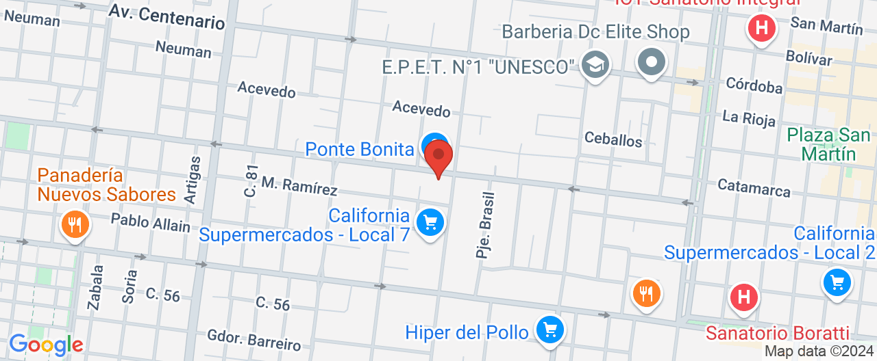 Mapa de la ubicación