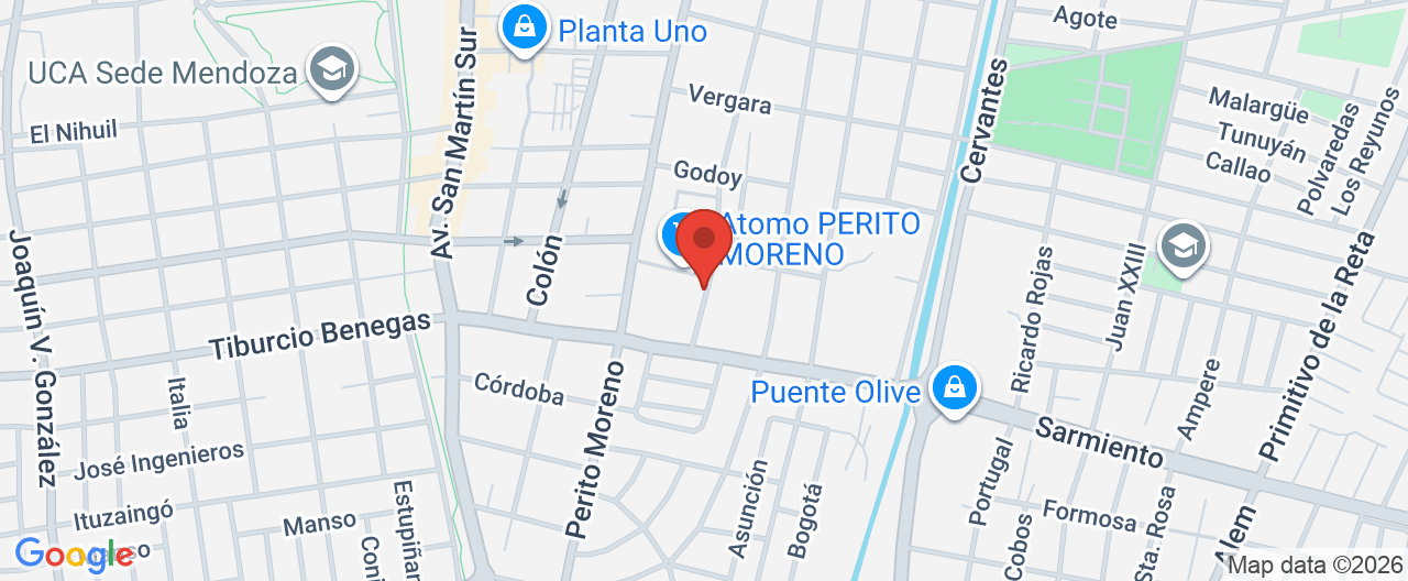 Mapa de la ubicación
