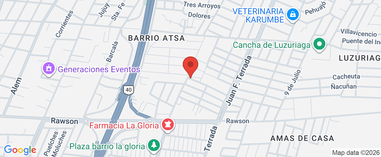 Mapa de la ubicación