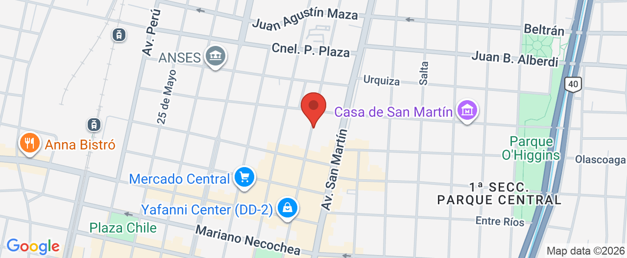 Mapa de la ubicación