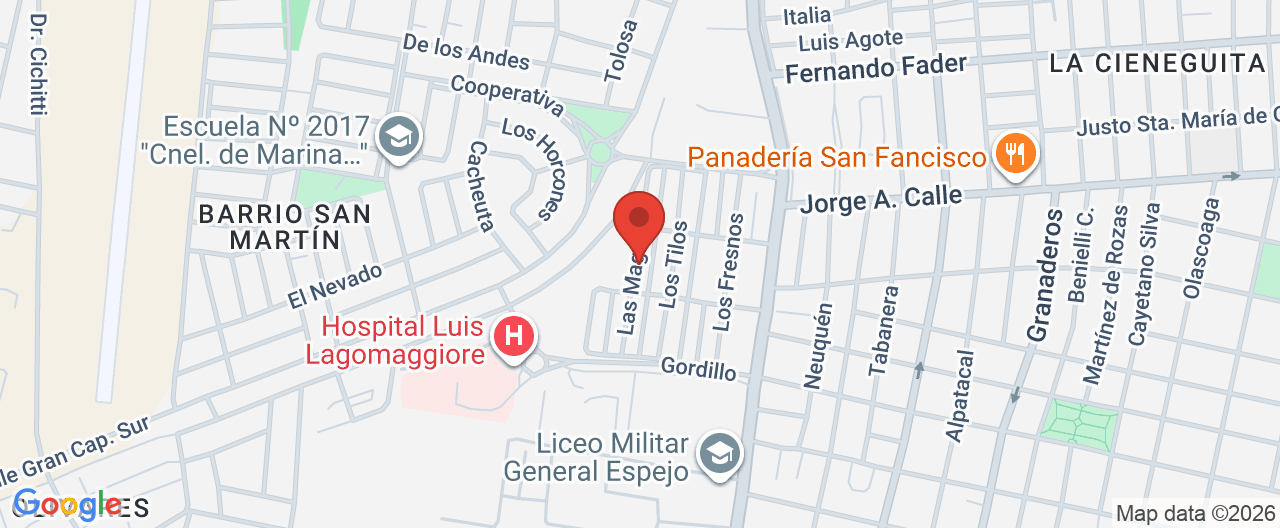 Mapa de la ubicación