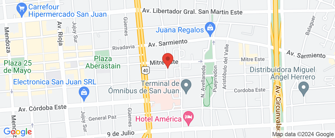 Mapa de la ubicación