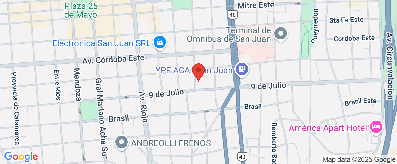 Mapa de la ubicación
