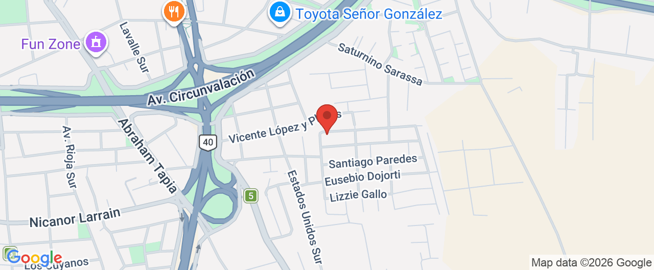 Mapa de la ubicación