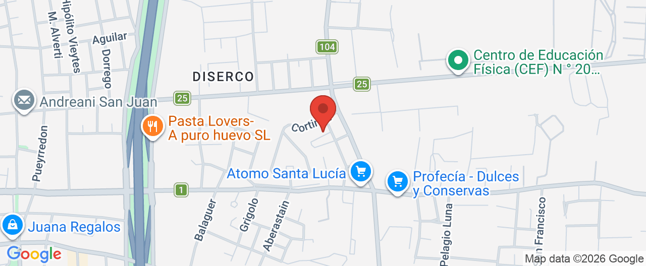 Mapa de la ubicación