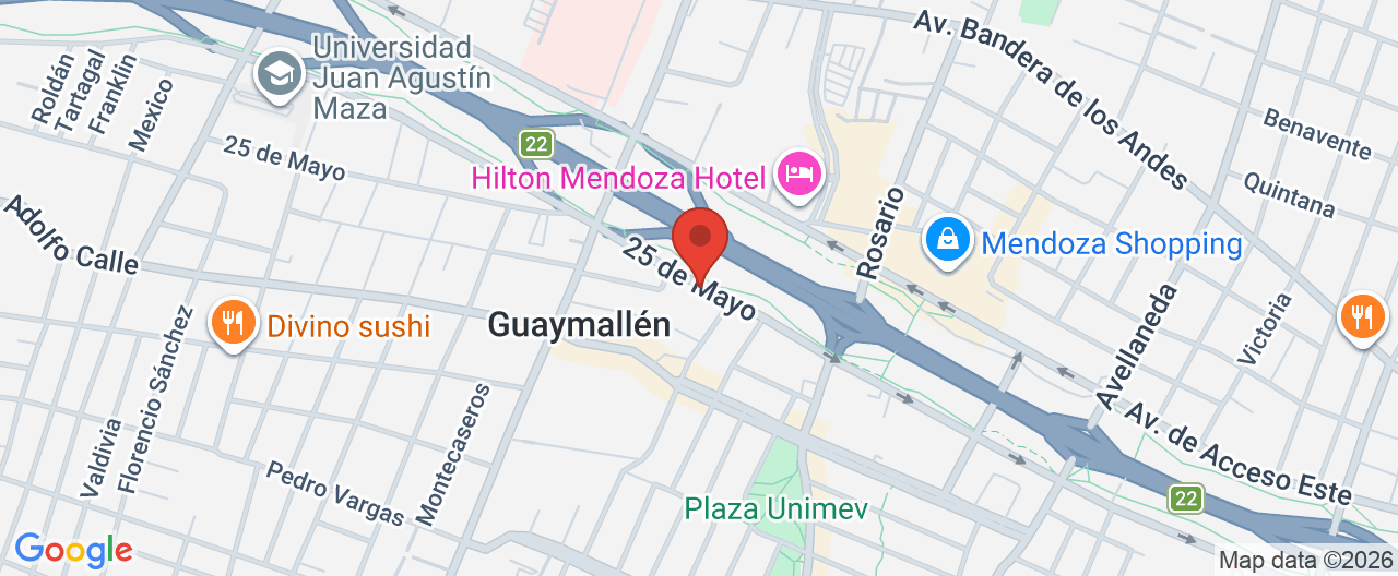 Mapa de la ubicación