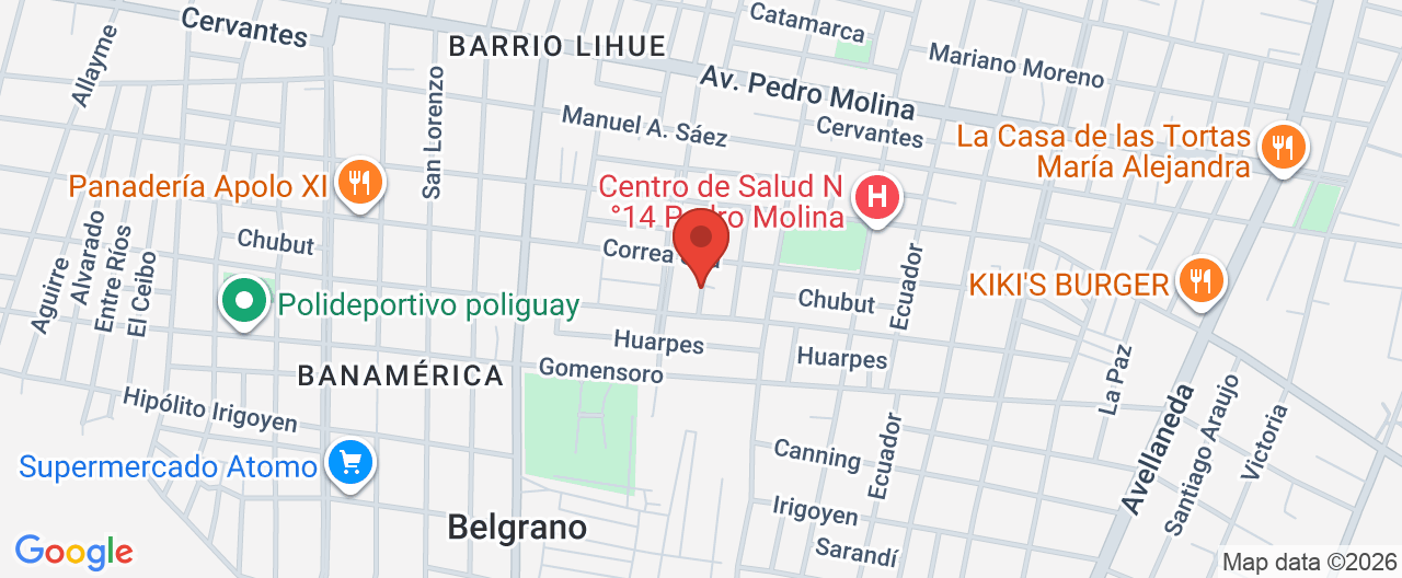 Mapa de la ubicación