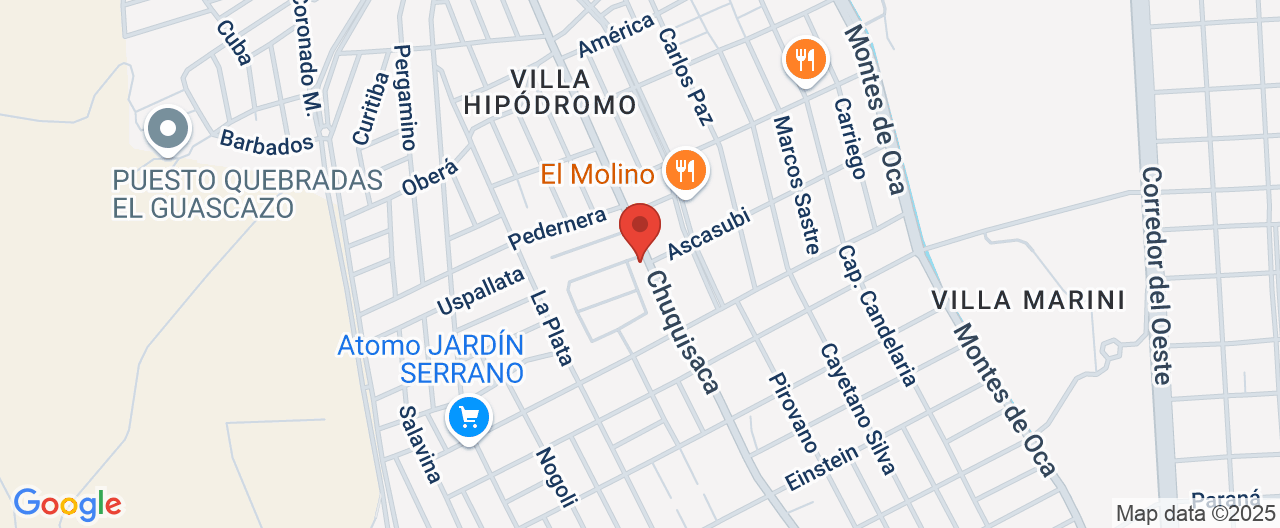 Mapa de la ubicación