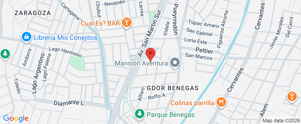 Mapa de la ubicación