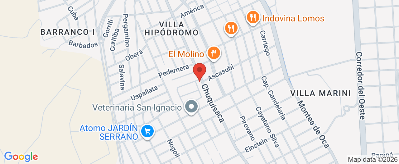 Mapa de la ubicación