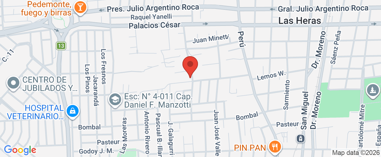 Mapa de la ubicación