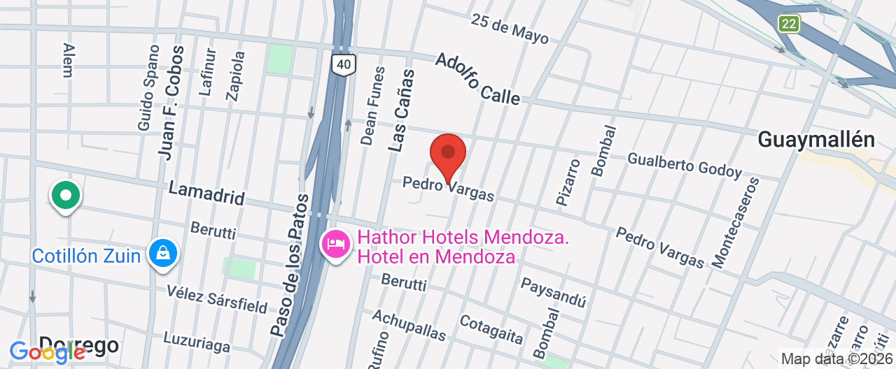 Mapa de la ubicación