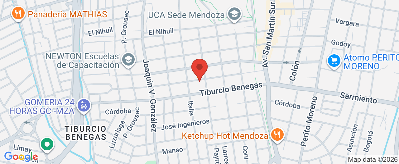 Mapa de la ubicación