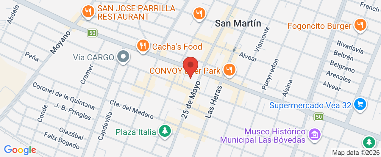 Mapa de la ubicación