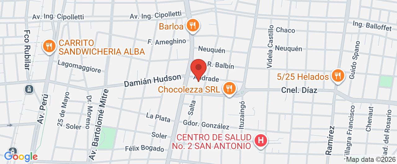Mapa de la ubicación