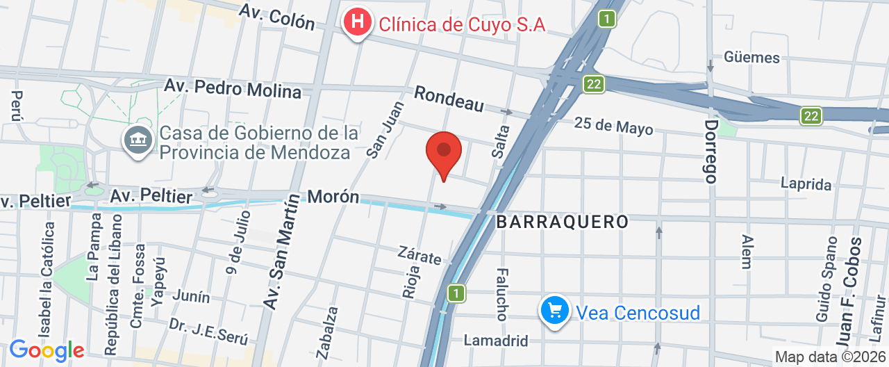 Mapa de la ubicación