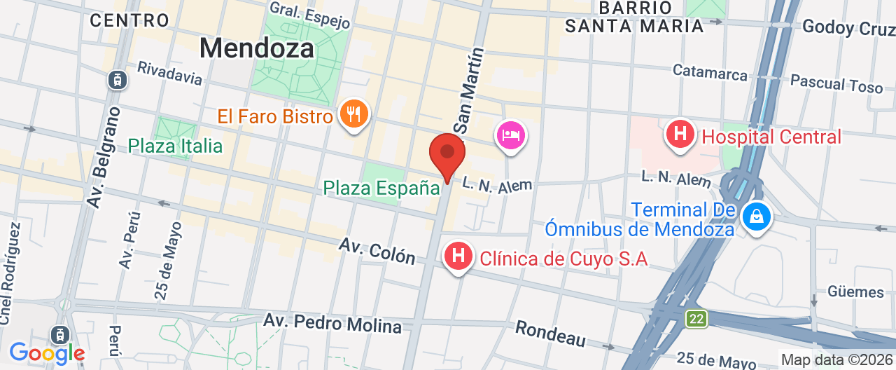 Mapa de la ubicación