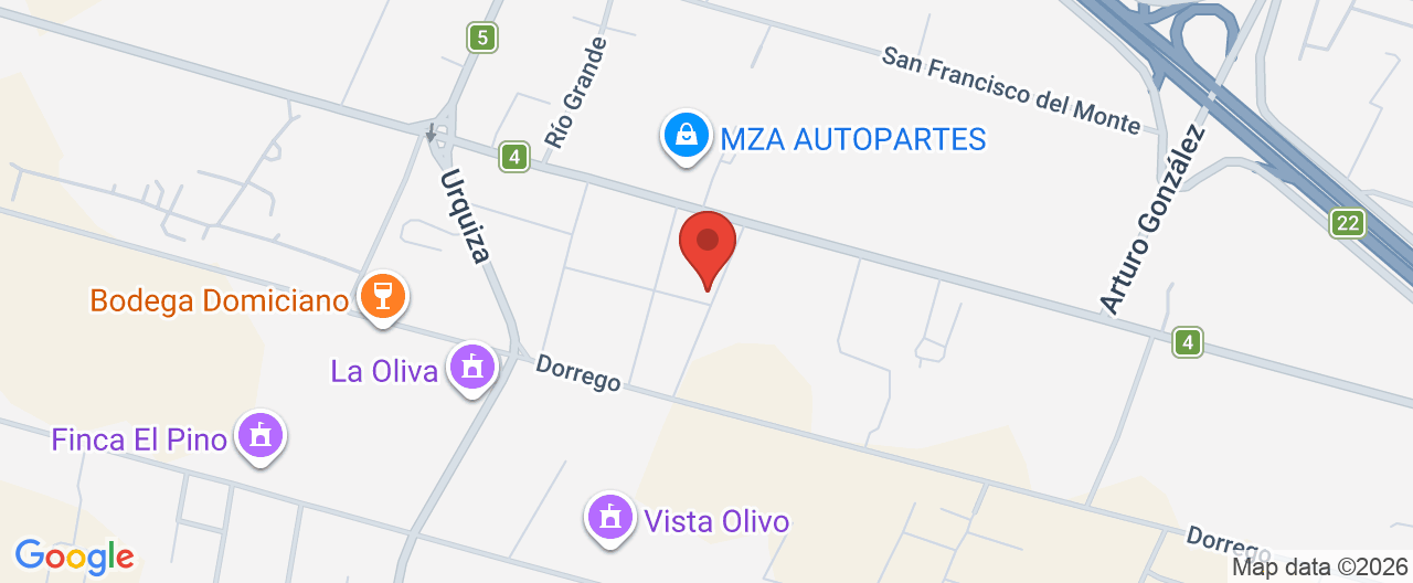 Mapa de la ubicación