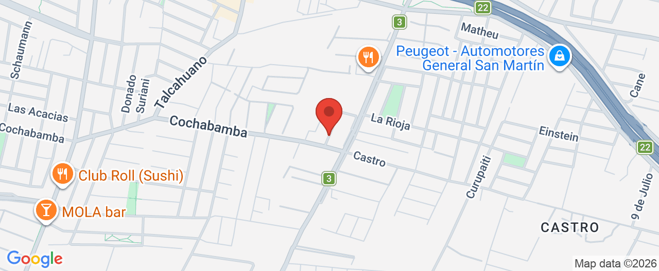 Mapa de la ubicación