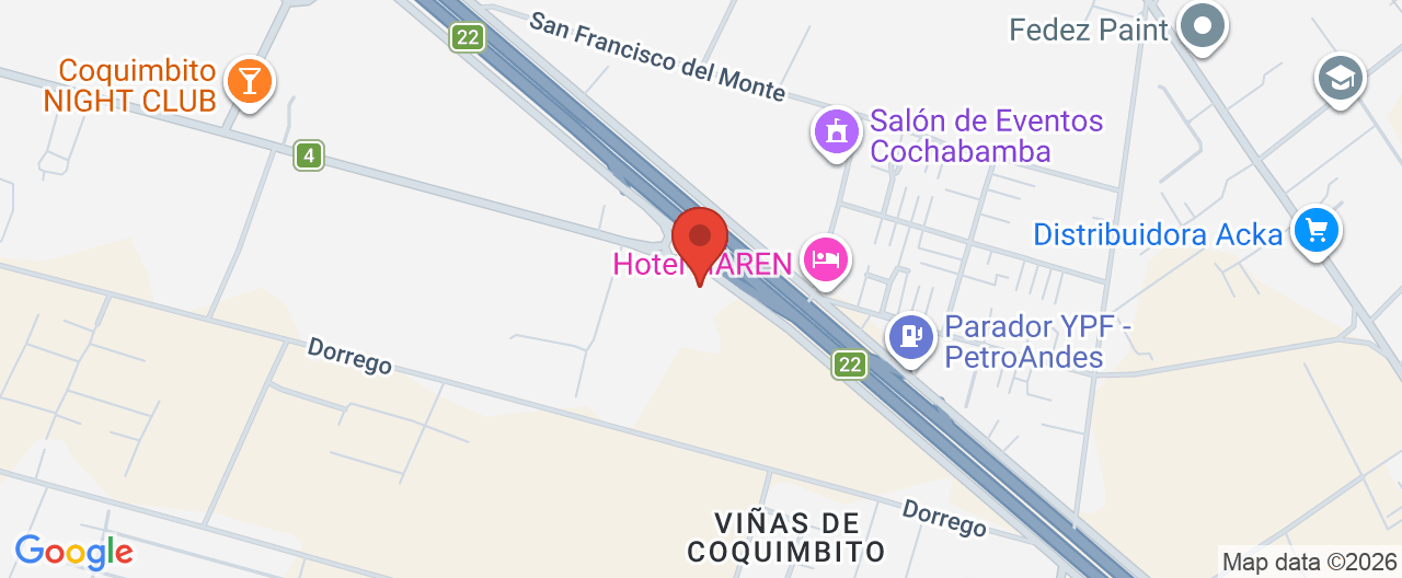 Mapa de la ubicación