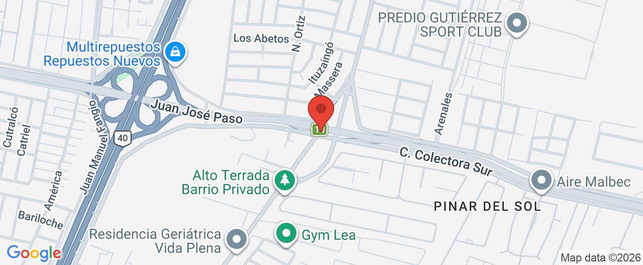 Mapa de la ubicación
